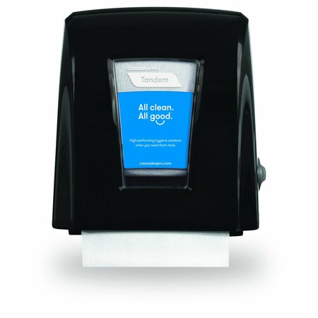 CASCADES PRO Tandem C3 Hardwound Towel Dispenser Black Small Footprint C331